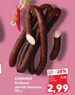 Kaufland Kiełbasa Kabanos oferta