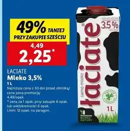 Lidl Mleko 3.5% Łaciate oferta