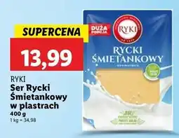 Lidl Ser rycki śmietankowy Ryki oferta