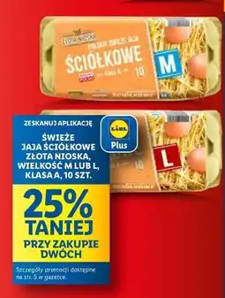 Lidl Jaja ściółkowe kl. l Złota Nioska oferta