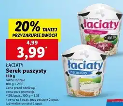 Lidl Serek puszysty burak z chrzanem Łaciaty oferta