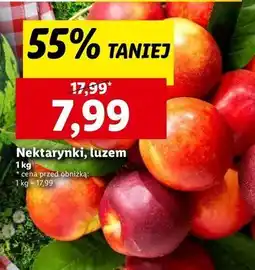Lidl Nektarynki oferta