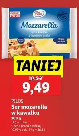 Lidl Ser mozzarella Pilos oferta