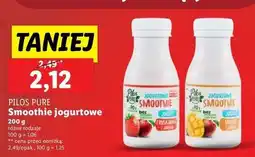 Lidl Jogurtowe smoothie mango jabłko Pilos Pure oferta