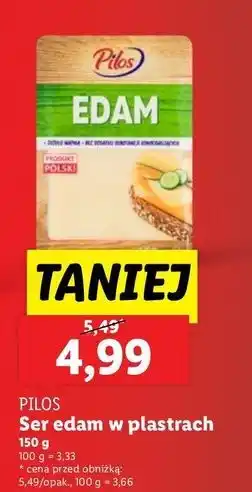 Lidl Ser edam Pilos oferta