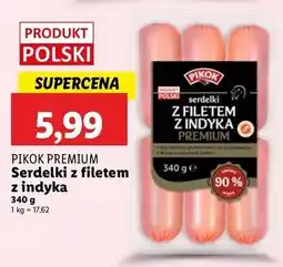 Lidl Serdelki z indyka Pikok oferta