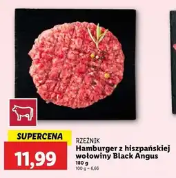 Lidl Hamburger wołowy black angus Rzeźnik Codzienna Dostawa oferta