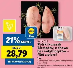 Lidl Filet z piersi kurczaka biesiadnego Rzeźnik Codzienna Dostawa oferta