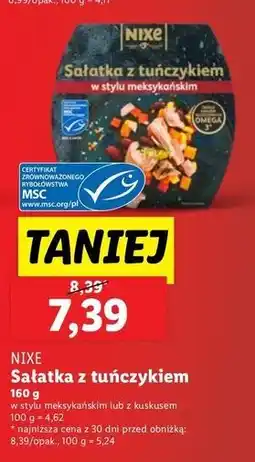 Lidl Sałatka z tuńczykiem kaszą kuskus Nixe oferta