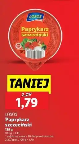 Lidl Paprykarz szczeciński Łosoś Ustka oferta