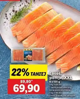 Lidl Łosoś porcje oferta