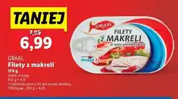 Lidl Filety z makreli w sosie pomidorowym Graal oferta