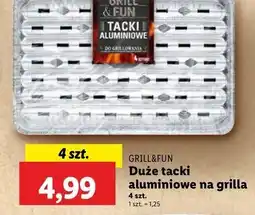Lidl Tacki aluminiowe Grill And Fun oferta