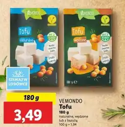 Lidl Tofu z bazylią Vemondo oferta