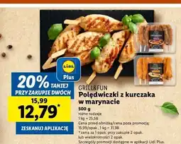 Lidl Polędwiczki z kurczaka w marynacie bbq Grill And Fun oferta