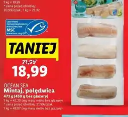 Lidl Polędwice z mintaja Oceansea oferta