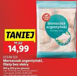 Lidl Morszczuk argentyński filet bez skóry Oceansea oferta