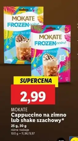 Lidl Cappucino malaga fusion Mokate Frozenccino oferta