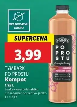 Lidl Napój rabarbar Tymbark Po Prostu oferta