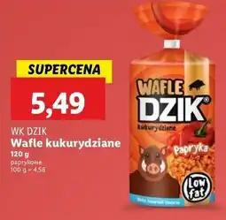 Lidl Wafle kukurydziane paprykowe Wk Dzik oferta