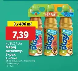 Lidl Napój owocowy Kubuś Play! Woda & Owoce oferta