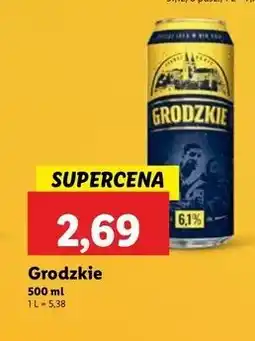 Lidl Piwo Grodzkie Mocne oferta