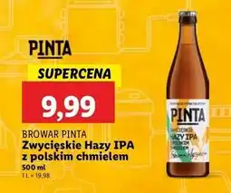 Lidl Piwo hazy ipa z polskim chmielem Pinta Zwycięskie oferta