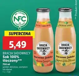 Lidl Sok tłoczony jabłko odmiana idared Bracia Sadownicy oferta