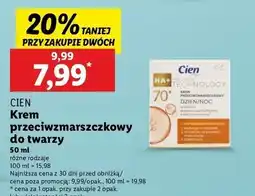 Lidl Krem przeciwzmarszczkowy 70+ na dzień/noc Cien oferta
