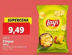 Lidl Chipsy łagodny ser Lay's oferta