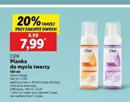 Lidl Pianka do mycia twarzy bio pomarańcza Cien oferta