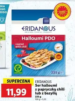 Lidl Ser halloumi z bazylią Eridanous oferta