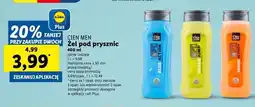 Lidl Żel pod prysznic green jump Cien Men oferta
