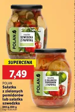 Lidl Sałatka szwedzka z papryką Polan oferta