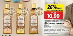Lidl Olejek pod prysznic amla & sesame oil Tesori D'oriente oferta