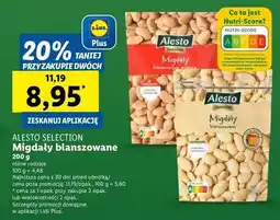 Lidl Migdały blanszowane Alesto oferta