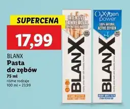 Lidl Pasta do zębów oxygen power Blanx Med oferta