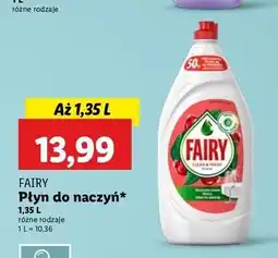Lidl Płyn do mycia naczyń granat Fairy oferta