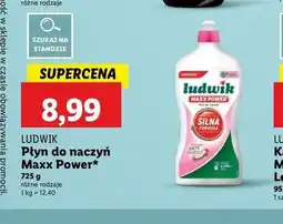 Lidl Płyn do mycia naczyń granat Ludwik Maxx Power oferta