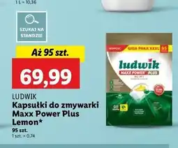 Lidl Kapsułki lemon Ludwik Maxx Power oferta