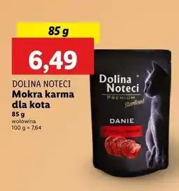 Lidl Karma dla kota danie z wołowiny Dolina Noteci Premium Sterilised oferta