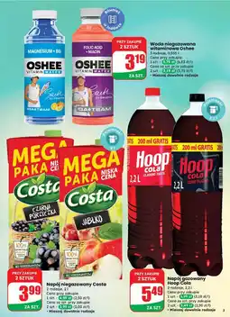 Dino Napój folic acid + niacin Oshee Vitamin Water oferta