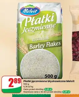 Dino Płatki jęczmienne Melvit oferta
