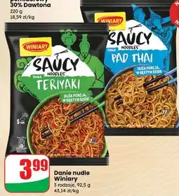 Dino Danie pad thai Winiary Saucy Noodles oferta