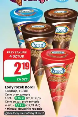 Dino Rożek czekoladowy Koral oferta