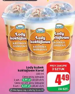 Dino Lody krówka-kukułka Koral Koktajlowe oferta