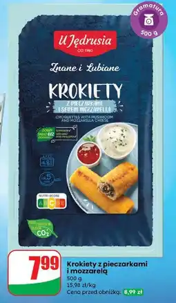 Dino Krokiety z pieczarkami i serem mozzarella U Jędrusia oferta