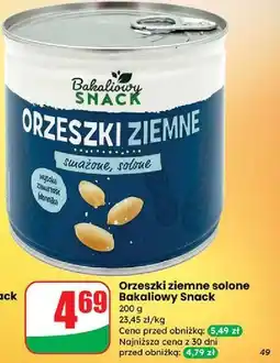 Dino Orzeszki ziemne smażone solone Bakaliowy Snack oferta