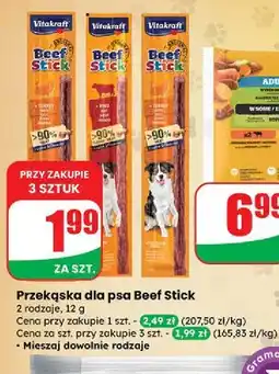 Dino Przysmak dla psa wołowy Vitakraft Beef Stick oferta
