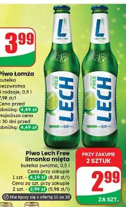 Dino Piwo Lech Free Limonka Z Miętą oferta